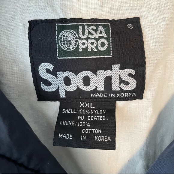 90s Vintage Nike x USA Pro Sports Just Do It Hooded Windbreaker Jacket Mens XXL - Picture 13 of 13